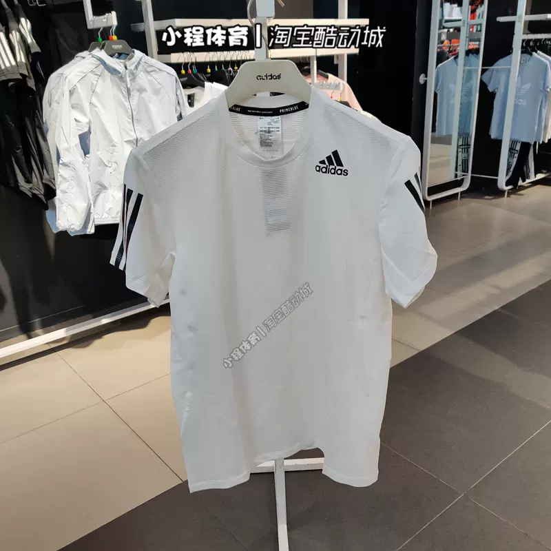 AdidasAdidas經典男子速乾短袖T恤GQ2164 GQ2159 IV5399 JF1472
