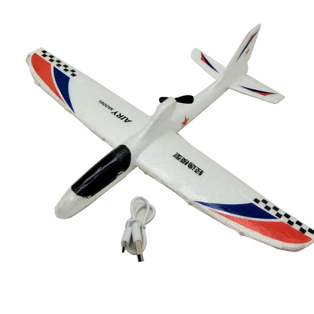 Electric charging hand throw aircraft throwing foam glide machine outdoor sports aerospace mold capacitance puzzle children toys
