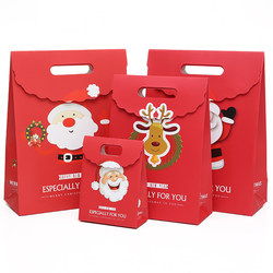 Christmas Gift Bag Paper Bag, Tote Bag Paper Bag, Christmas Eve Gift Bag Large Packaging Bag