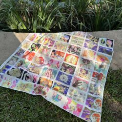 [Glacier] Simboard Story Board Plaid Room Decoration Hanging Cloth Orley Frog Original Y2K Girl