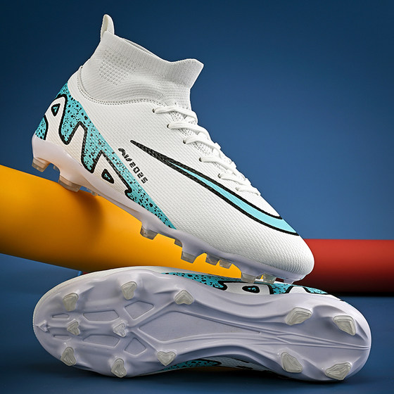 Cristiano Ronaldo Assassin 15 new football shoes for men and women tf broken nails children students ag long nails adult training sneakers high top