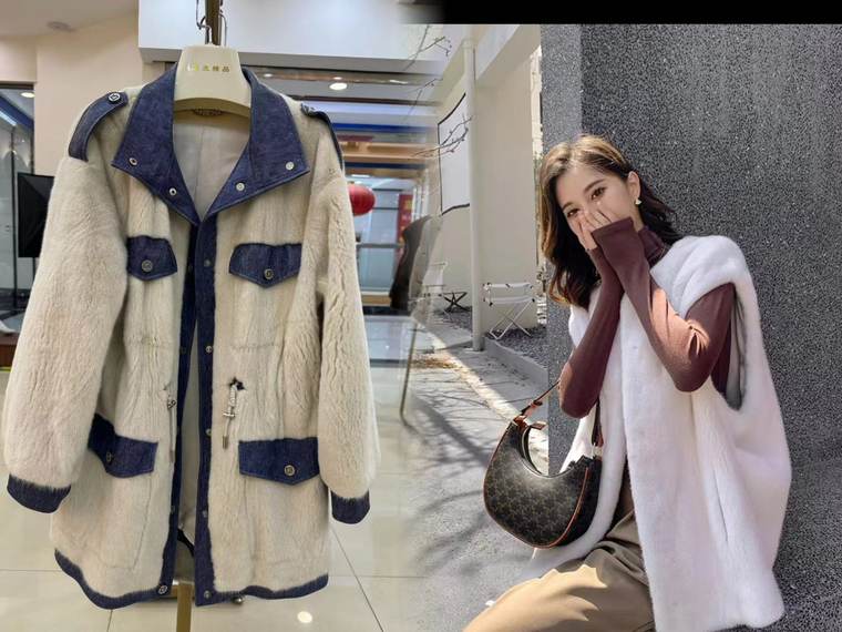 Fur mink coat, fur allinone dry cleaning, insect repellent, odor