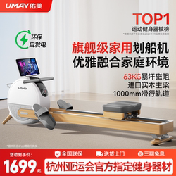 Youmei Rowing Machine Home Fitness Equipment Fat-Burning Magnetic Resistance Silent Comprehensive Trainer Small Smart Rowing Machine R6