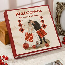 DIY Wedding Photo Storage Album, Commemorative Album, Self-Adhesive Laminated Wedding Photo Album 6inch