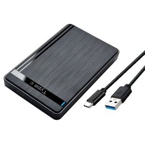 
3.1 brushed Type-c mobile hard drive box 2.5-inch SSD solid-state hard drive case SATA serial port notebook