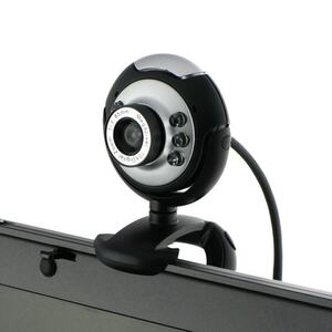 
HD computer camera with built-in microphone and wire-controlled light, driver-free desktop laptop night vision camera
