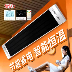 Far-Infrared High-Temperature Radiant Electric Heating Curtain Heating Panel Heater Graphene High-Temperature Yoga Heating Equipment for Large Spaces