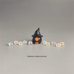 Bored! a Bunch of Little Elf Magic Houses, Mood-Enhancing Desktop Ornaments, and Gifts for Work Station Decoration