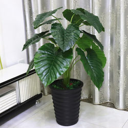 Artificial Tree Dripping Water Guanyin, Simulated Plant, Floor-Standing Potted Plant, Large Living Room Bonsai, Artificial Flower, Plastic Floral Decoration, Green Plant