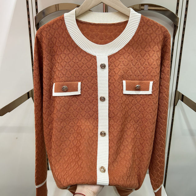 Ai Liangyi high-end middle-aged and elderly women's clothing brand counter genuine mother's clothing sweater pullover autumn clothing middle-aged women