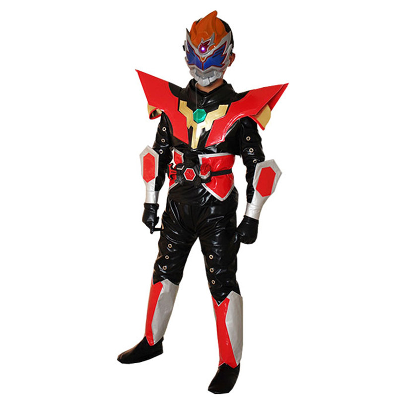 勇士曼舞 儿童铠甲勇士紧身服套装-爱fashion