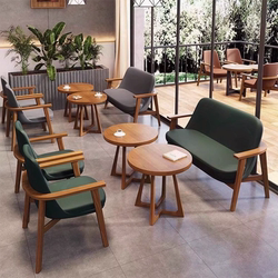 Cafe milk tea dessert shop leisure sofa chairs sales department reception negotiation lobby rest area book bar tables and chairs