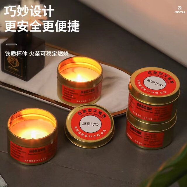 Emergency Disaster Prevention Candle, Smokeless And Odorless Household