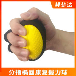 Finger grip strength ball rehabilitation training for elderly people with hemiplegia stroke exercise equipment finger strength circle grip force massage ball