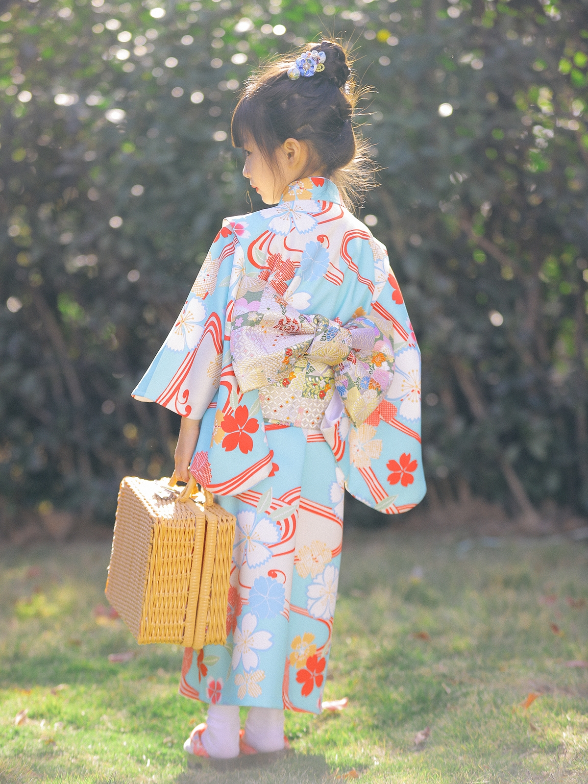 宿年锦时 儿童和服日式连衣裙