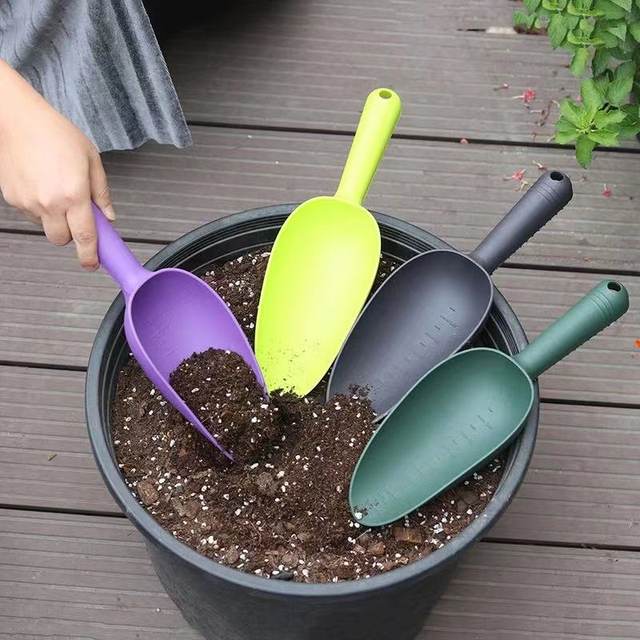 Gardening shovel succulent plant narrow mouth shovel cup tube shovel micro landscape succulent potted green plant shovel tool multi-purpose