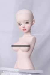 Gl Bjd 4 Points Baby 1/4 Big Breast Head Table Chest Parts