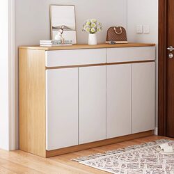 Shoe Cabinet for Home Entrance Hallway 2025 Hot Model Entryway Storage Cabinet Integrated Wall-Mounted Large Capacity Storage Cabinet Shoe Rack
