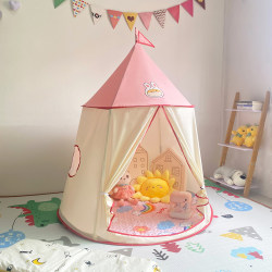 Children's Small Tent Indoor Girl's Small House Can Sleep in Princess Castle Yurt Girl Baby Birthday Gift