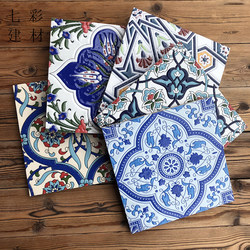 Small Tiles 200X200 Restaurant Kitchen Bathroom Sink Background Wall Floor Tiles Stair Flower Tiles