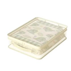 Four-Piece Set of Mesh Storage Bags for Seasonal Clothes, Clothing Organizer Bags for Wardrobe, Dust-Proof Quilt Storage with Compartments and Handles