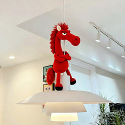 Little Horse Pendant New Year Decorations Atmosphere Setup Year of the Horse Decoration 2026 New Year Living Room Chandelier Hanging Ornaments Creative