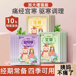 Warm Baby Patch for Menstrual Pain, Suitable for Women with Uterine Cold, Self-Heating Patch with Motherwort, Mugwort, and Ginger