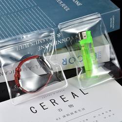 Jewelry Anti-Oxidation Silver Jewelry Sealing Bags, Transparent Earring Storage Bags, Toy Bags, Pvc Self-Sealing Bags, 100 Pieces, New