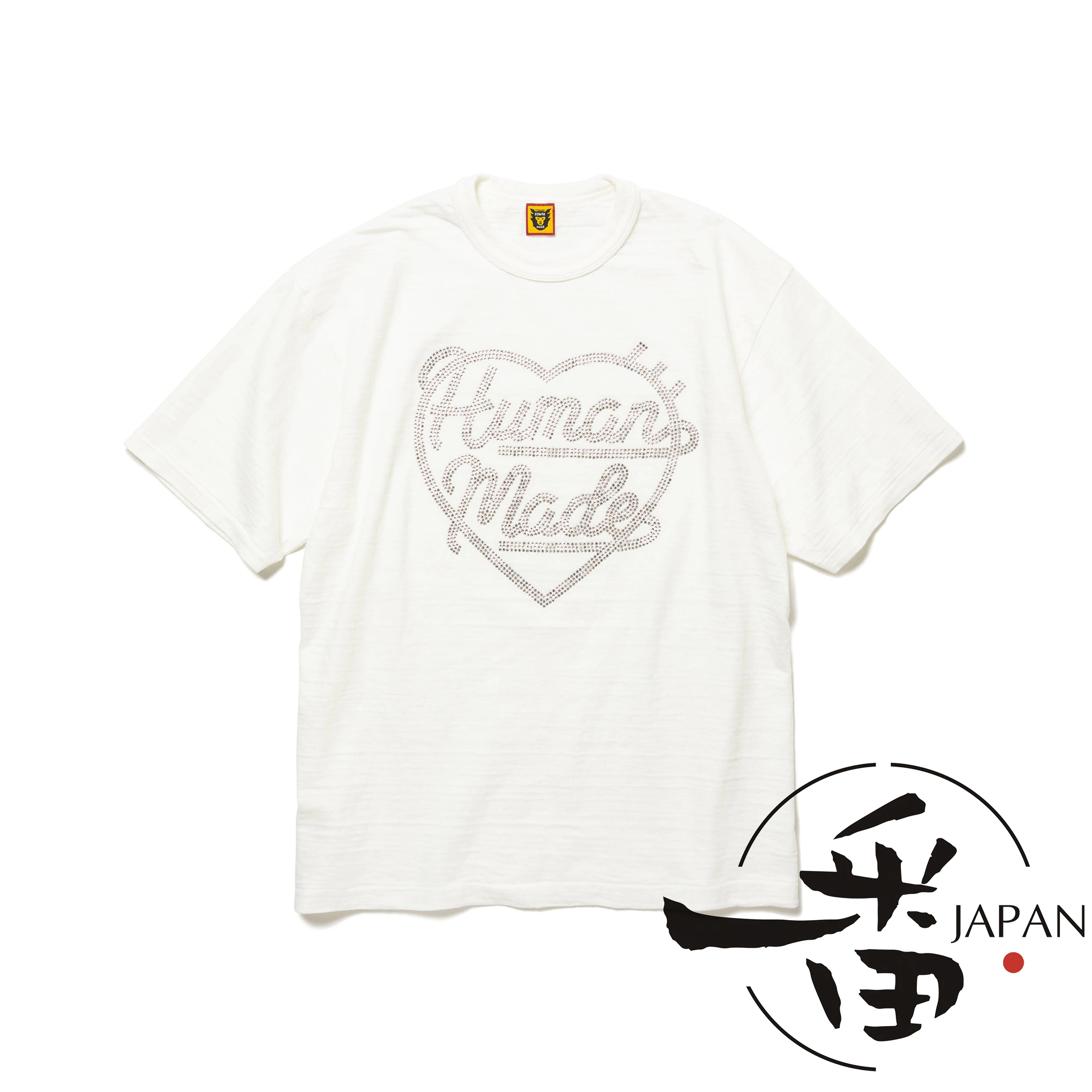 一番在途HUMAN MADE CRYSTAL HEART JEWELRY T-SHIRT #1水钻短袖-Taobao