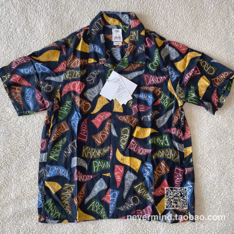 特價現貨VISVIM 19SS FREE EDGE SHIRT S/S PENNANTS短袖襯衫-Taobao