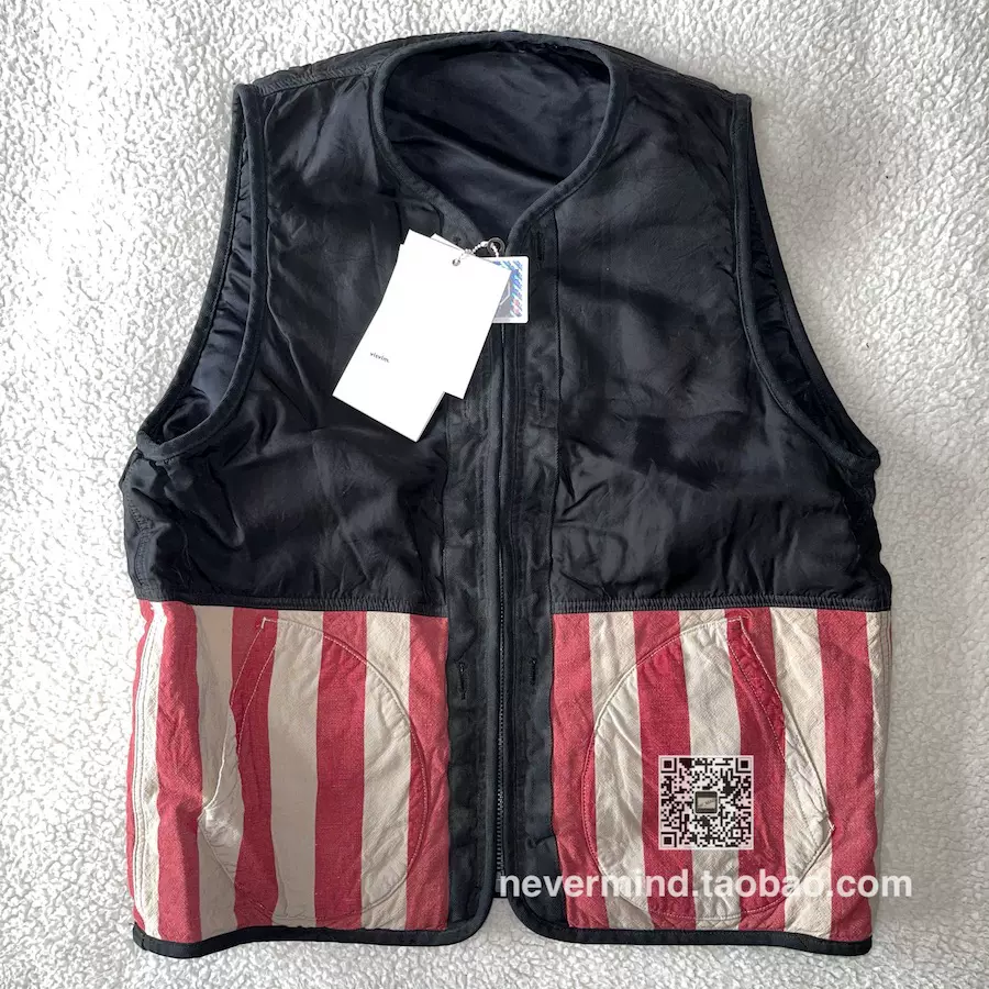 正品现货VISVIM IRIS LINER VEST 20SS 泥染水洗马甲-Taobao