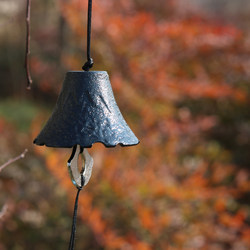 Chinese-Style Cast Iron Wind Chimes Fuji Metal Japanese Ancient Scenic Area Balcony Outdoor Courtyard Camping Canopy Hanging Ornaments Bells