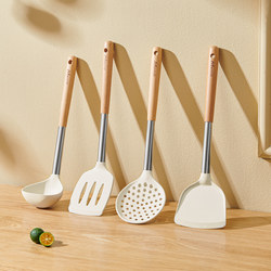 British Mingjue Silicone Spatula for Home Use, Non-Stick Pan Special, Cooking Silicone Spatula That Does Not Damage the Pan, Food-Grade Kitchen Utensils