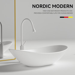 Yuanbao Basin Countertop Basin Art Basin Single Basin Wash Basin Wash Basin Wash Basin Bathroom Balcony Hotel Home Use