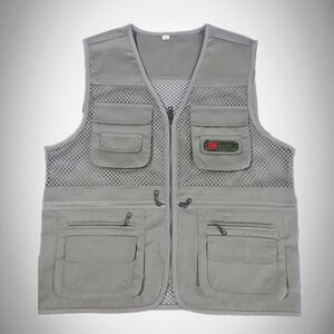 Xia Bo's Eye Valenton Fast Casual Casual Multi -Pocket Travel Male Photography Fishing Vests Shoulder Shoulder
