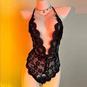 
Black sexy pajamas, large size fat mm sexy lingerie, sunny large size emotional nightgown, emotional clothes qqny