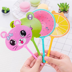 Cartoon Fan-Shaped Ballpoint Pen Primary School Student Prizes Children's Cute Fan Advertising Pen Creative Stationery