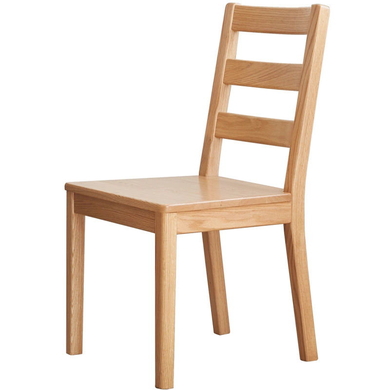 源氏木语实木餐椅家用餐桌椅子橡木靠背椅原木现代简约木椅书桌椅-Taobao Vietnam