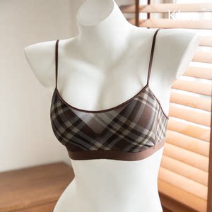 
Kbra American retro beautiful back underwear, feminine push-up small breasts, secondary breasts, anti-sagging, seamless bra set