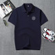 French tide brand Hong Kong style fashion versatile pure cotton POLO shirt men's short -sleeved summer business popular lapel ventilation T -shirt