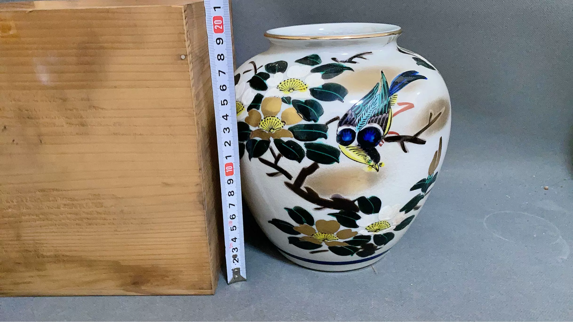 安泰日本回流瓷器花瓶系列手工彩绘九谷铜花瓶信乐烧等花瓶现货-Taobao 