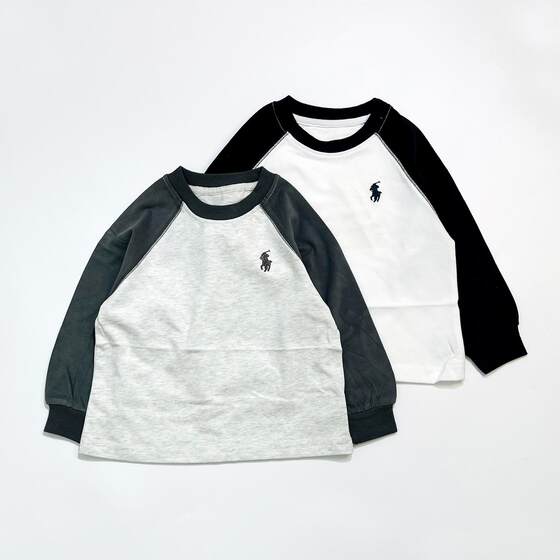 
Welfare goods basic model, good fabric feel, spring and autumn pure cotton long-sleeved T-shirt base layer for boys and girls