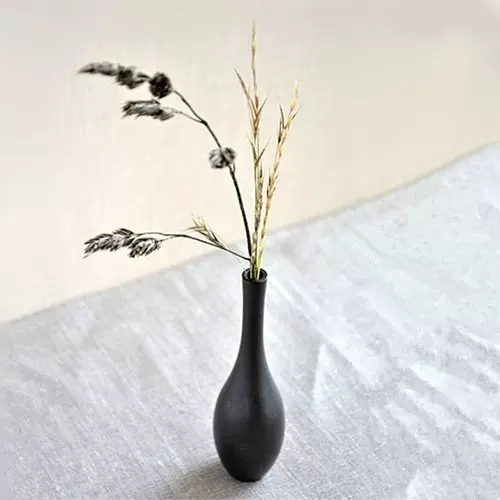 日本能作NOUSAKU 花瓶花器铜质典雅古色古香黑茶迷你花瓶-Taobao
