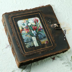 Leather Handmade 3456inch Photo Album Insert Pages Storage Book Vintage DIY Loose-Leaf Style Commemorative Album Leather Photo Album
