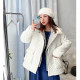 vogana Cannes large size original Korean style age-reducing jacket fashionable fake two-piece spliced ​​warm quilted cotton coat