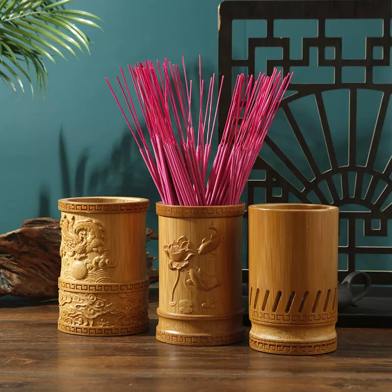 香筒　紅斑竹 香筒 紅斑竹