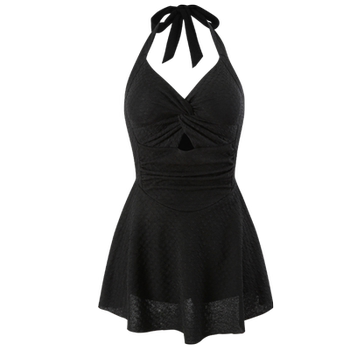 Yameishan Black Skirts Swimsuit
