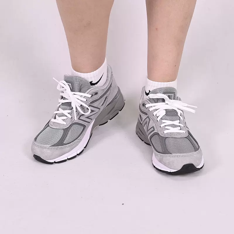 New Balance NB新款情侣鞋990V4美产运动休闲鞋复古跑步鞋U990GR4-Taobao