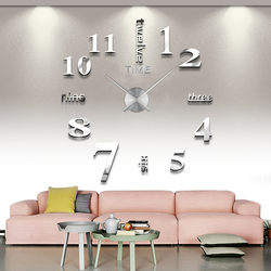 3D Stereo Acrylic Digital Wall Clock DIY Wall Clock Home Living Room Creative Wall Sticker Clock