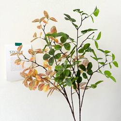 High-End 3D Artificial Leaves of the Purple-Flowered Tree for Outdoor Landscaping, Indoor Soft Decoration Design, and Home Floor Display